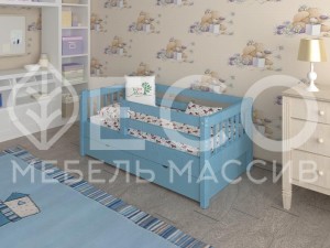 Кровать Уно из массива дерева