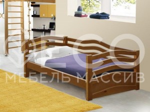 Кровать Руно из массива дерева