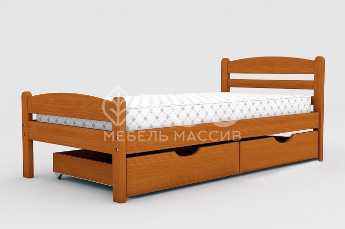 Кровать Кай из массива дерева