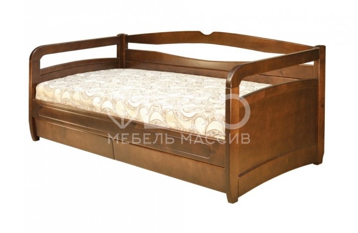 Кровать Омега модель №12 из массива дерева
