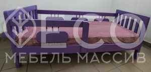 Кровать Сатурн из массива дерева