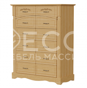 Комод Паола - 419 из массива Ш-100см,В-130см,Г-45см
