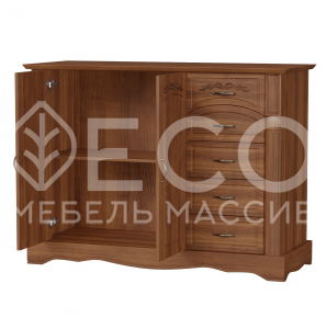 Комод Паола - 421 из массива Ш-120см,В-90см,Г-45см