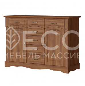 Комод Паола - 424 из массива Ш-125см,В-90см,Г-45см