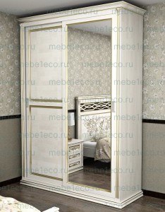 Шкаф-купе Лирона модель№3 из массива Ш-160см,В-240см,Г-60см
