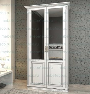 Шкаф Лирона с зеркалом 2-х створчатый модель№2 из массива Ш-120см,В-230см,Г-60см